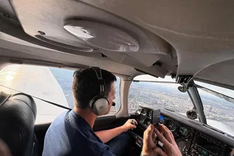 Von oben - Aachen, Bonn und Köln