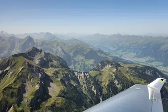 Scenic flight to Jungfrau
