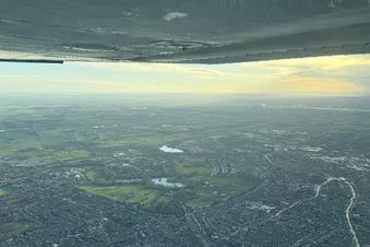 Sunset view over the Fylde