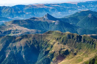 Vol Chateauneuf sur Cher-Aurillac, Monts du Cantal Puy-Mary