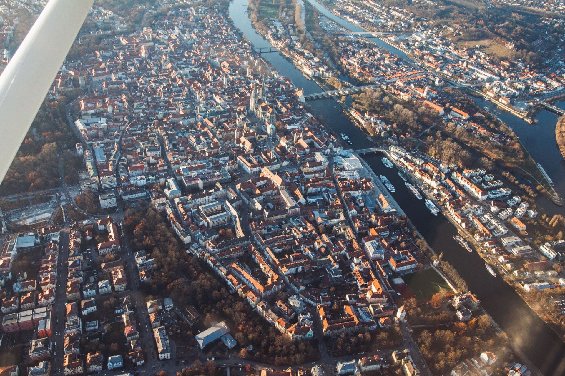 Rundflug um Regensburg