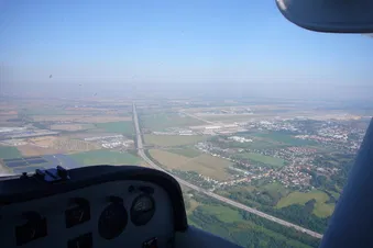 Flug durch die Kontrollzone Leipzig (EDDP)