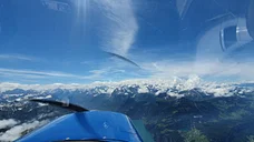 Flight Ricken - Bad Ragaz from Wangen- Lachen