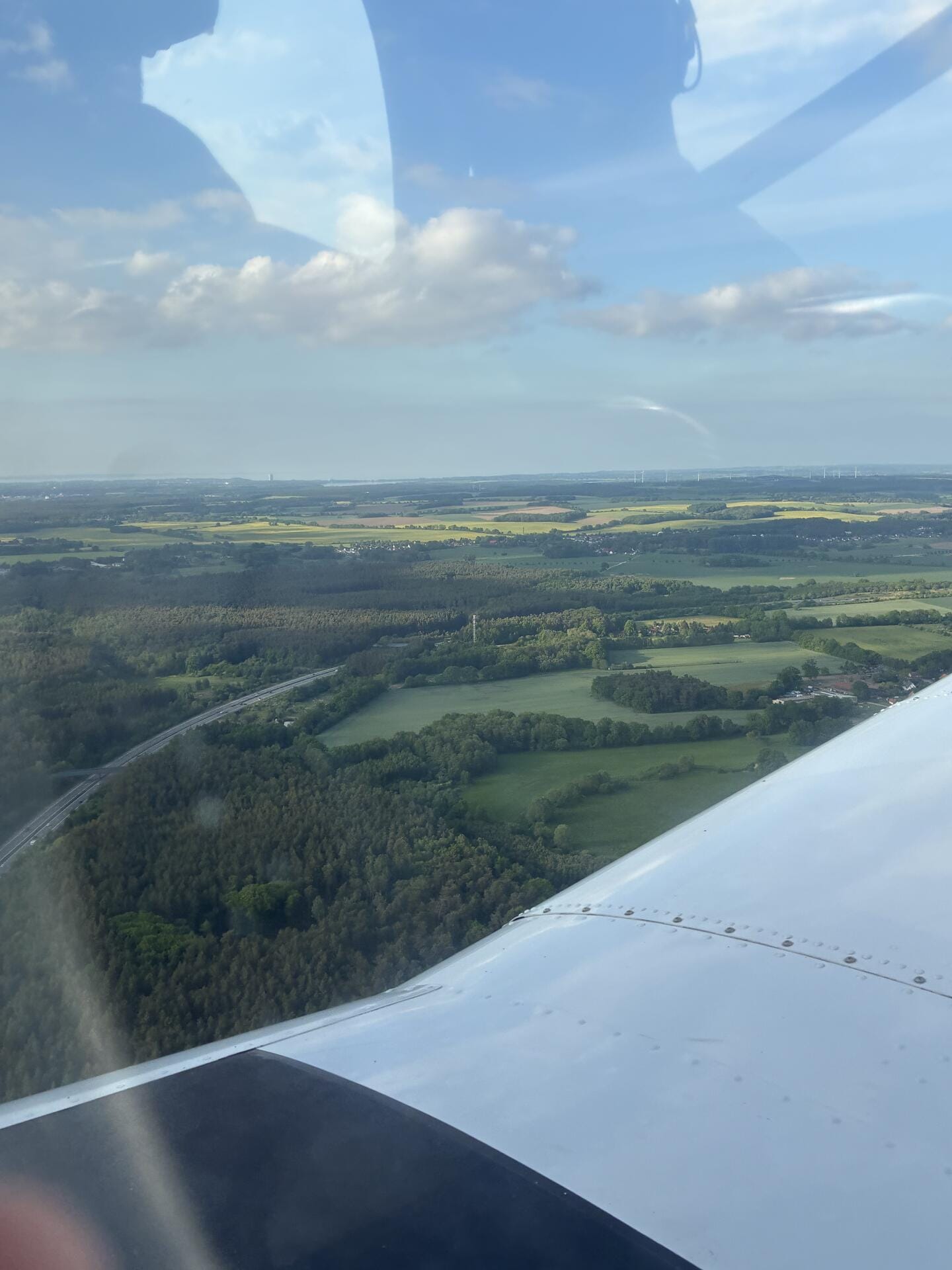 Abflug aus Lübeck