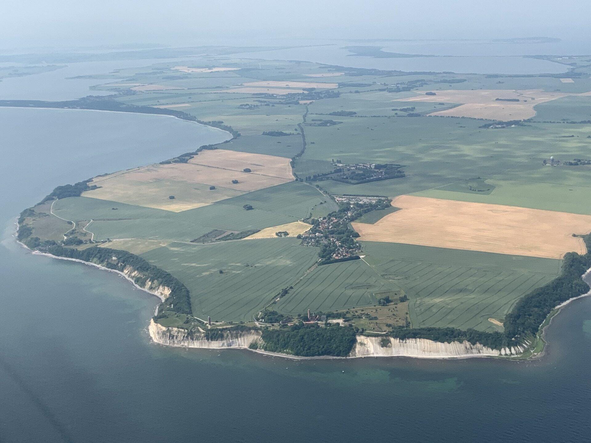 Rundflug zu den Inseln Rügen und Usedom an einem Tag