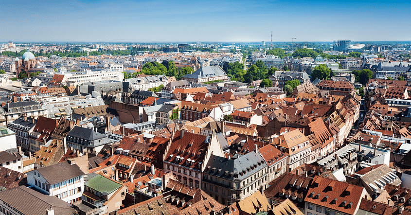 Strasbourg et ses alentours en hélicoptère - 40 min