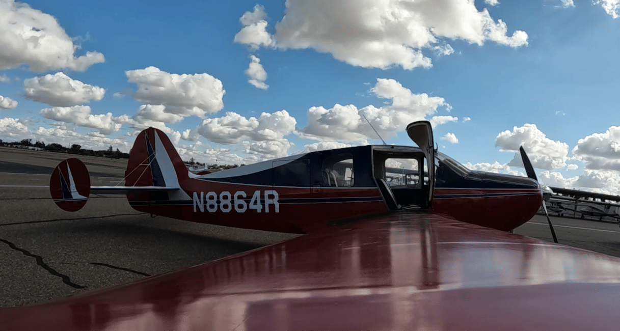 Walensee aus der historischen Bellanca Cruisemaster.