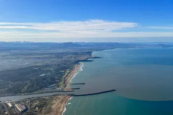 L'embouchure de l'Adour