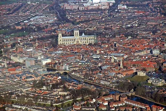 Orbital tour of historic York from 2000ft by helicopter!