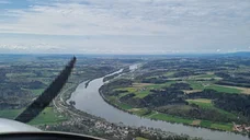 Donau mit Blick in Richtung Vilshofen