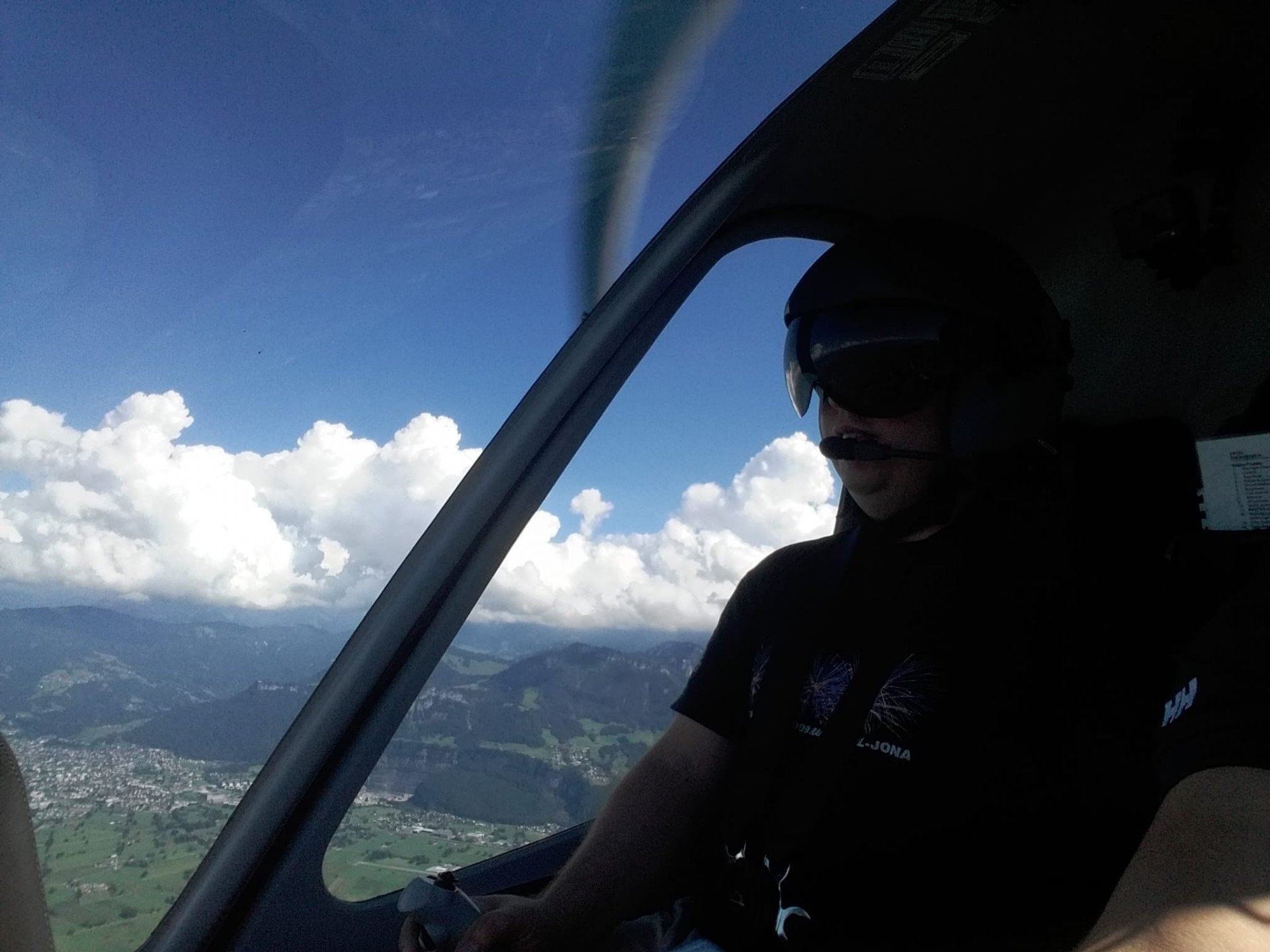 Rundflug im Helikopter - Balzers nach Sitterdorf und zurück
