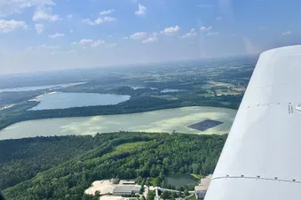 Rundflug Ruhrgebiet, Fußballstadion, Münsterland