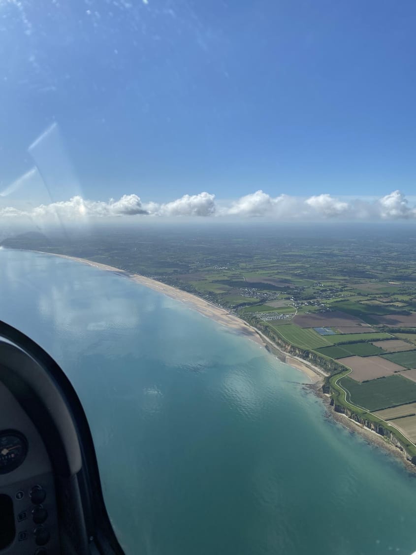 Balade aérienne - Plages du débarquement