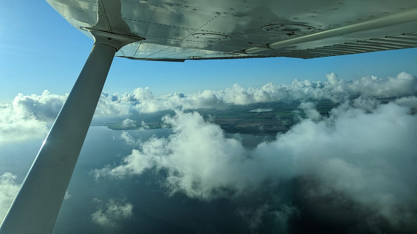 Im Privatflugzeug an die Ostsee! Strausberg - Barth in 1:30h