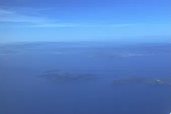 Voyage vers la Corse, repas à Propriano