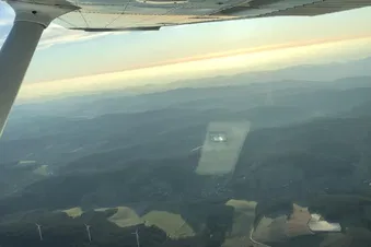 Quick Sky Tour Over Frankfurt & the Rhine