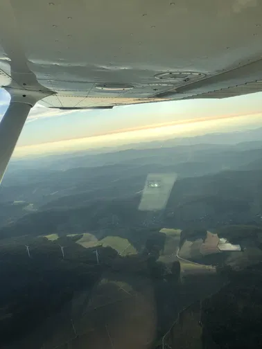 Quick Sky Tour Over Frankfurt & the Rhine