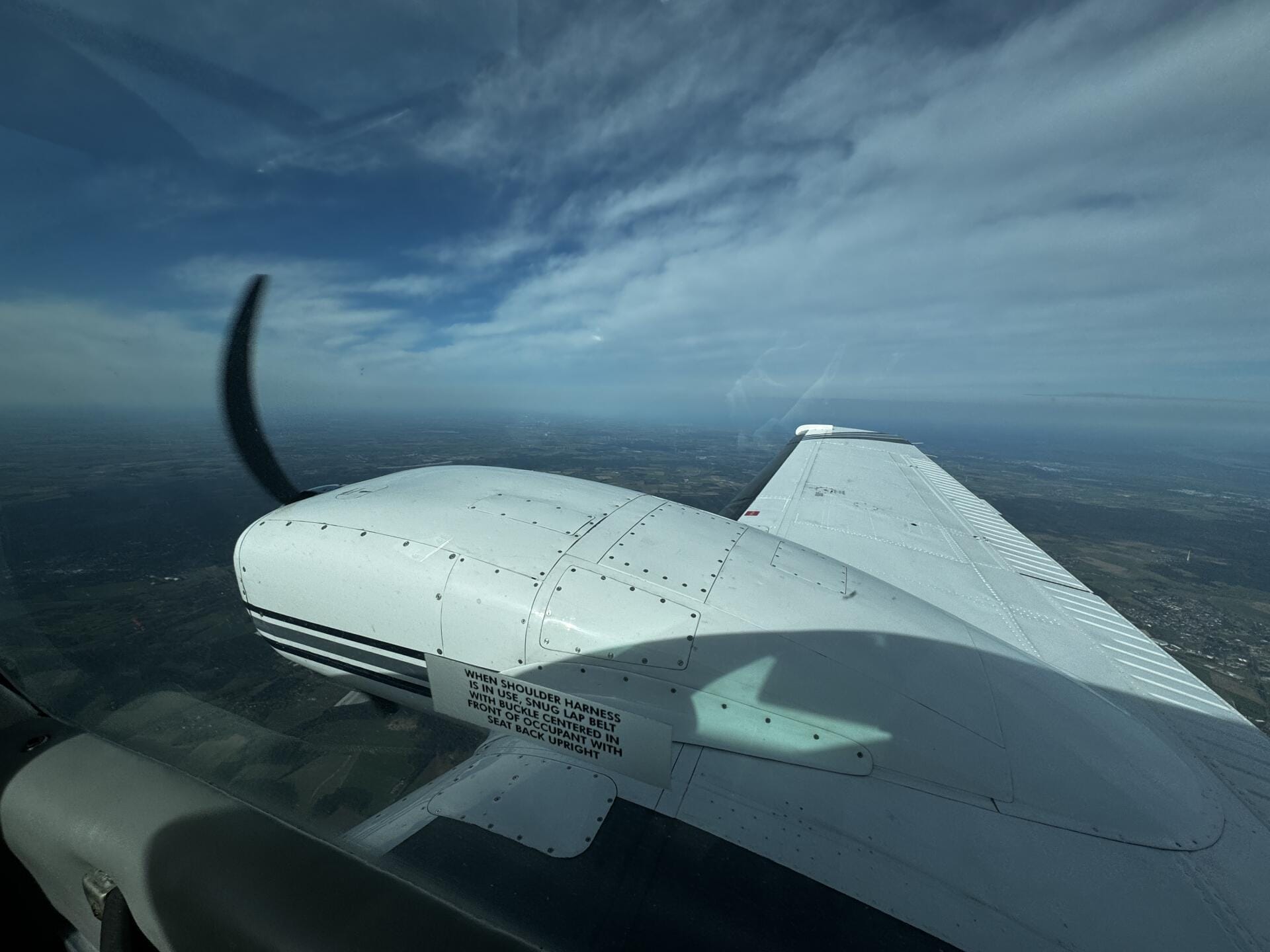 B55 -  Rundflug in einer Beech B55 über das Saarland