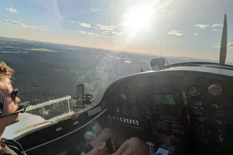Cockpit-Sicht