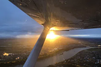 Wunderschöner Rundflug über Köln und Bonn.