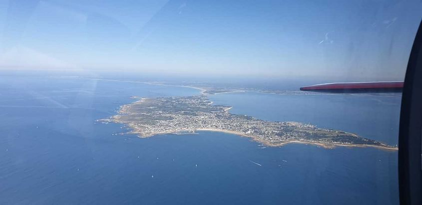 Vol d'excursion à Quiberon au départ de Paris en Cessna 172