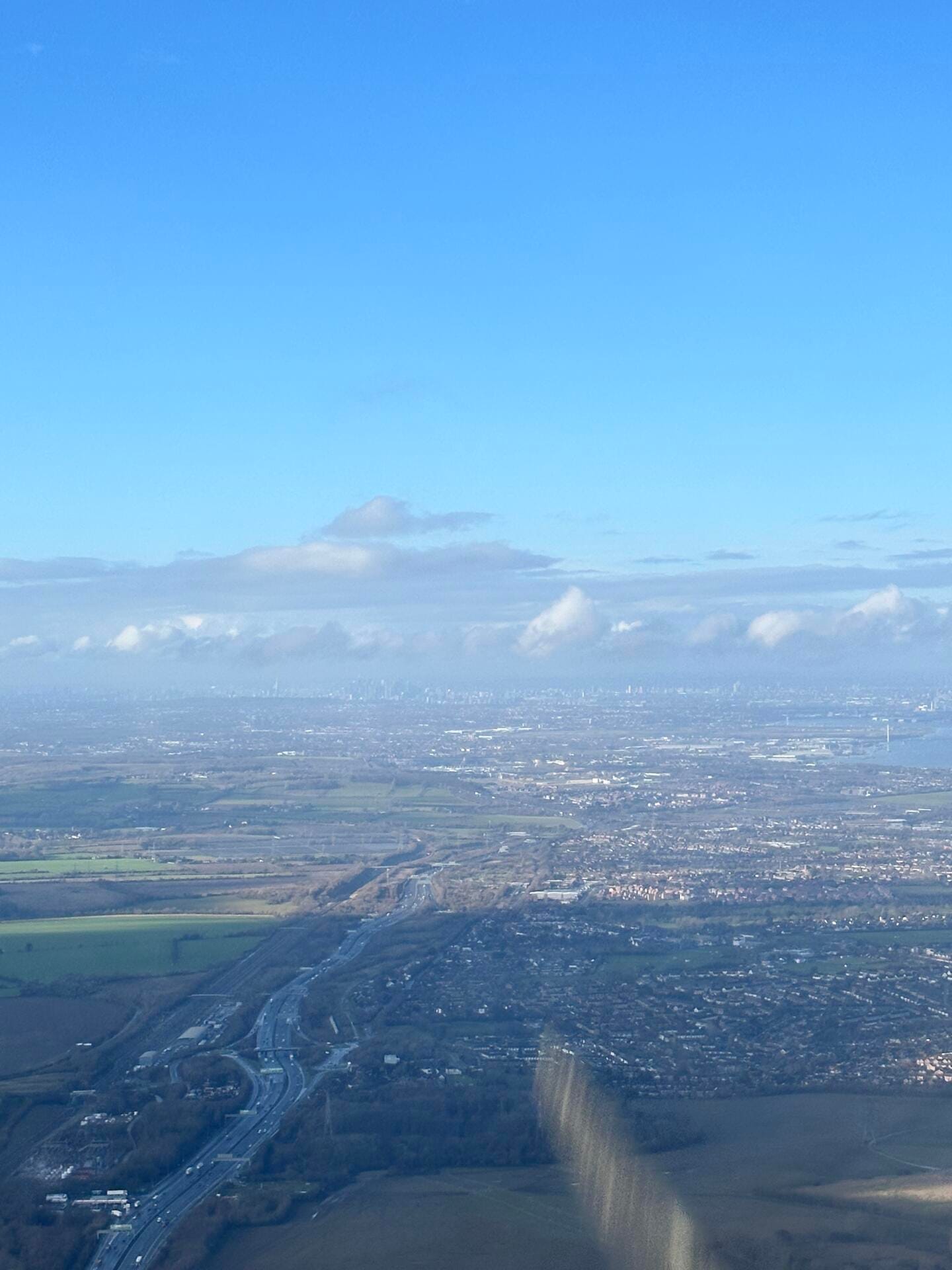 London sky line from Kent
