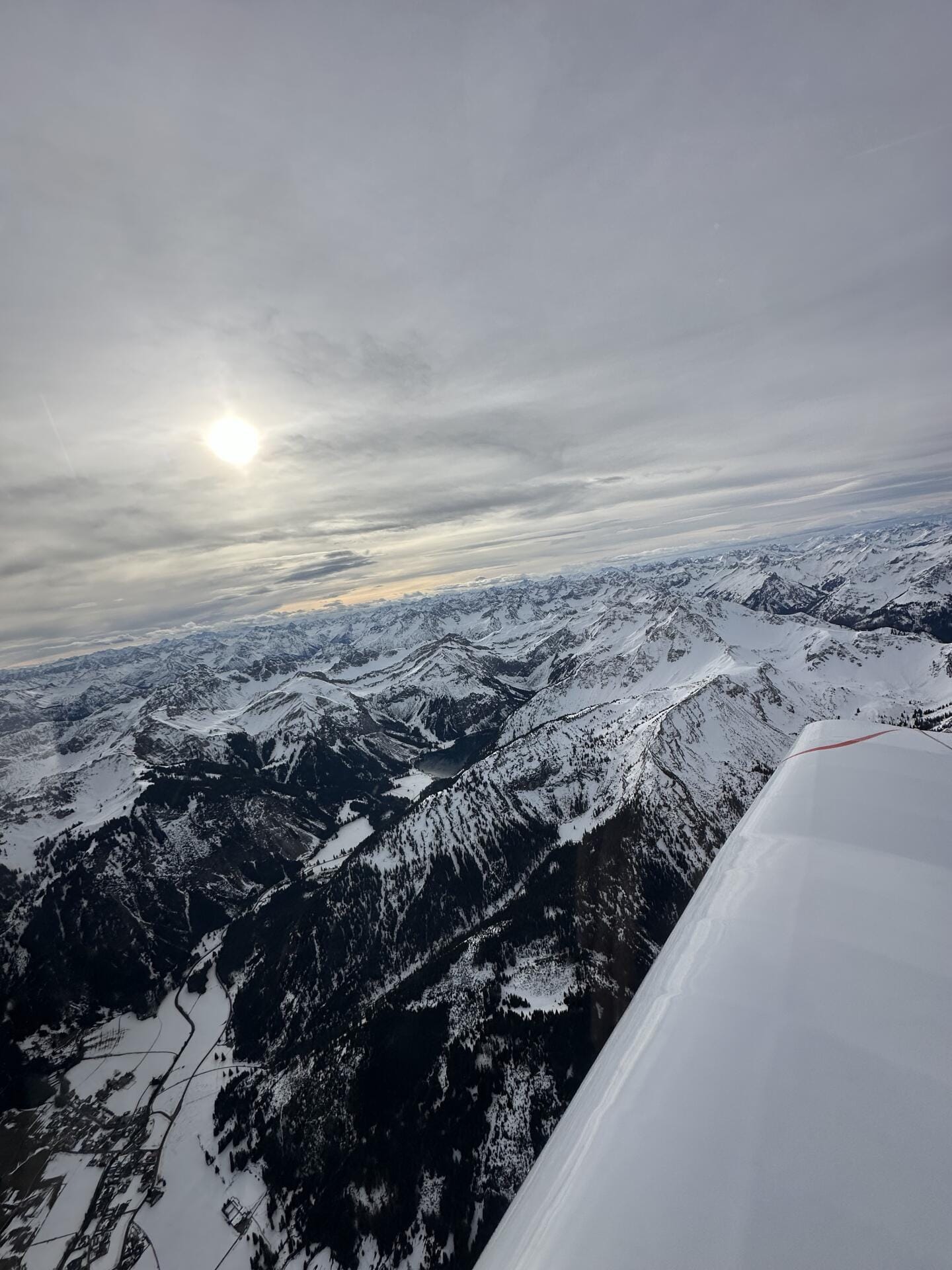 Rundflug über das Allgäu