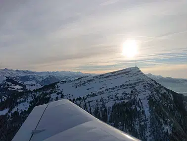 Flight around Lake Lucerne