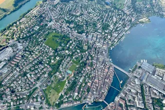 Im Heli Richtung Rigi - Grosser Mythen - Titlis - Pilatus