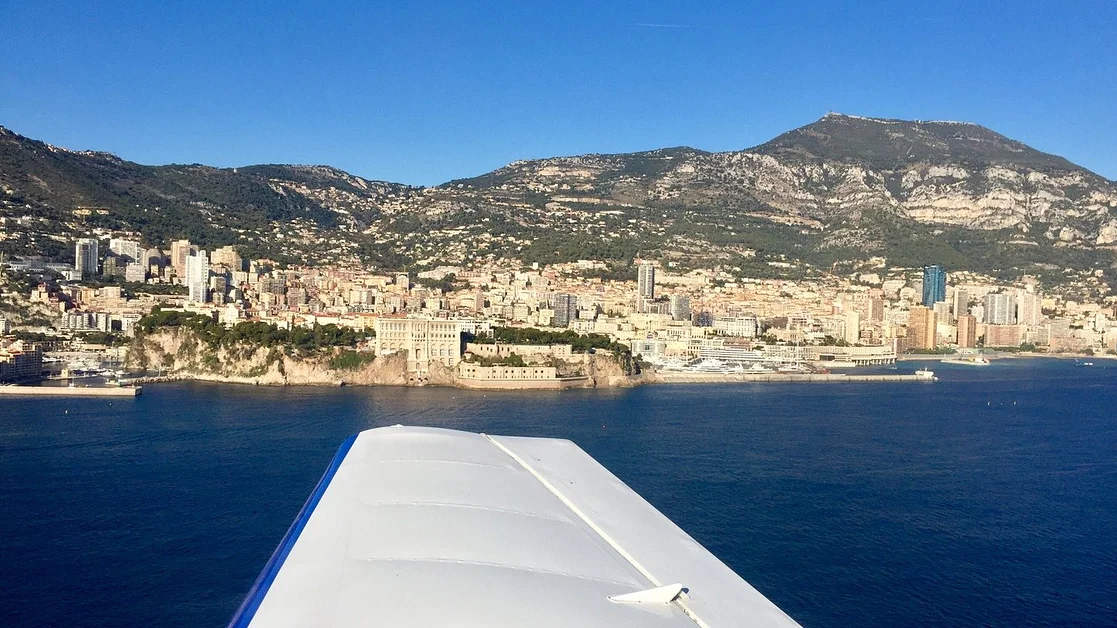 Cannes Monaco Nice depuis le ciel 🛩😍
