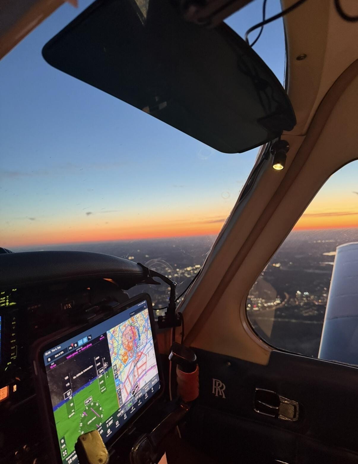 Private Flight Over Helsinki City