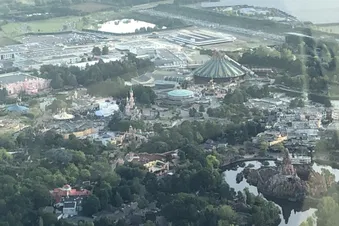 Disneyland Paris vu du ciel