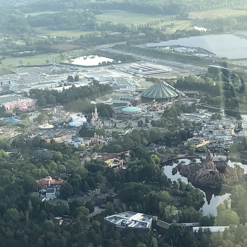 Disneyland Paris vu du ciel