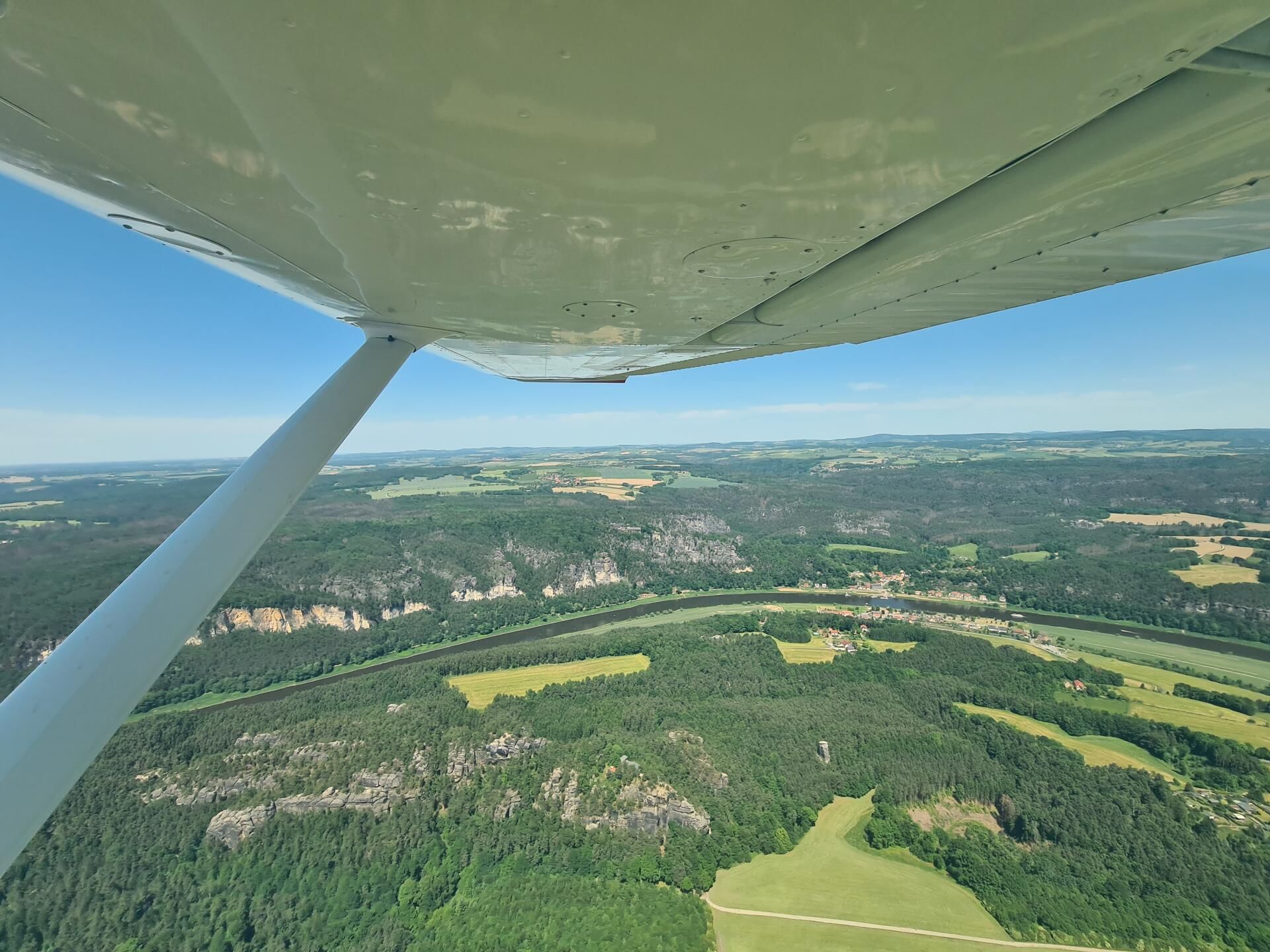 Elbsandsteingebirge mit der Bastei