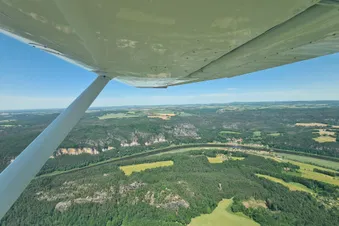 Elbsandsteingebirge mit der Bastei