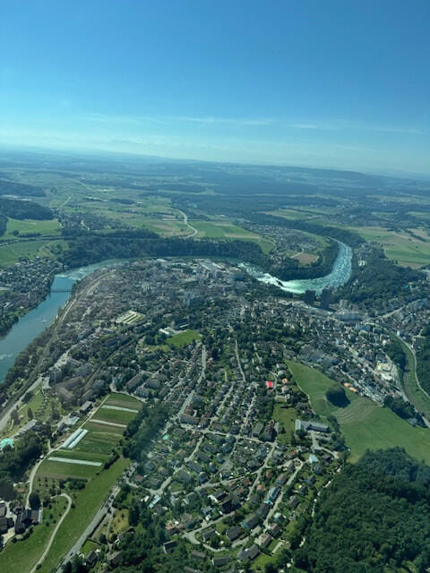 Rheinfall - Schwarzwald Flug (nur bei min. 3 Gäste)