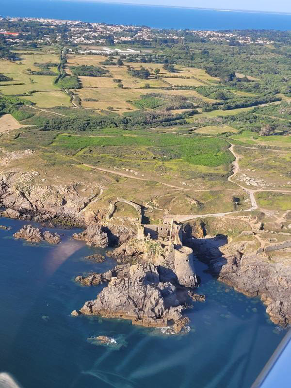 Vol local jusque Noirmoutier et La Baule