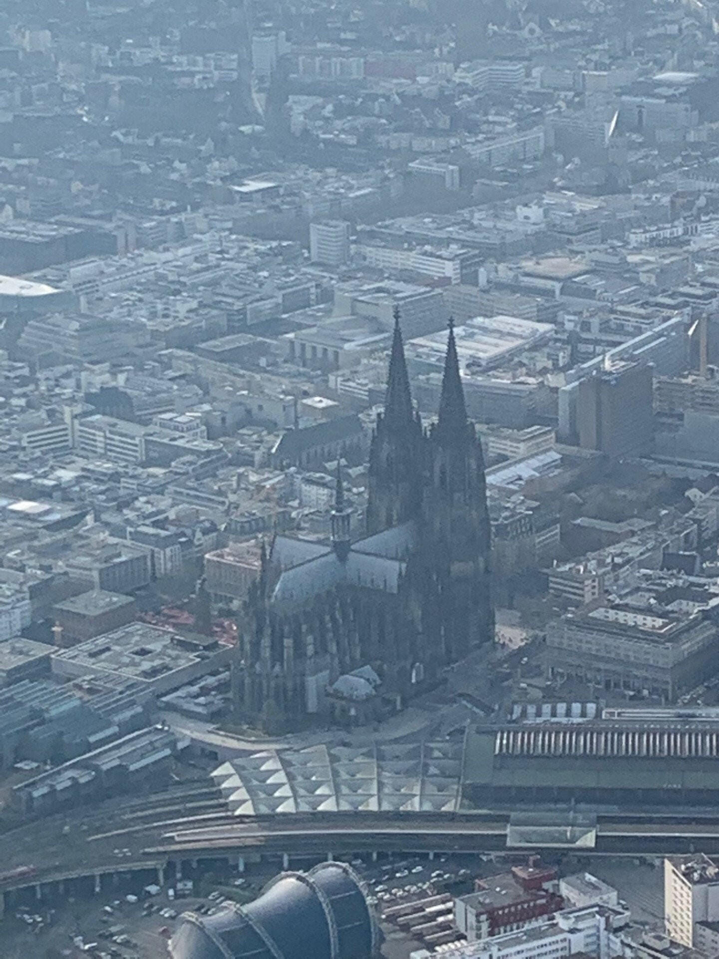 Ruhrgebiet und Rheinland von oben