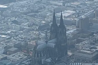 Ruhrgebiet und Rheinland von oben