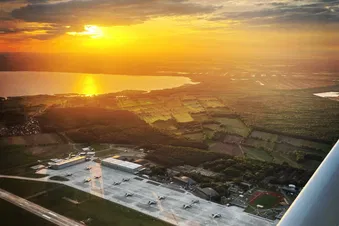 Steinhuder Meer bei Sonnenuntergang