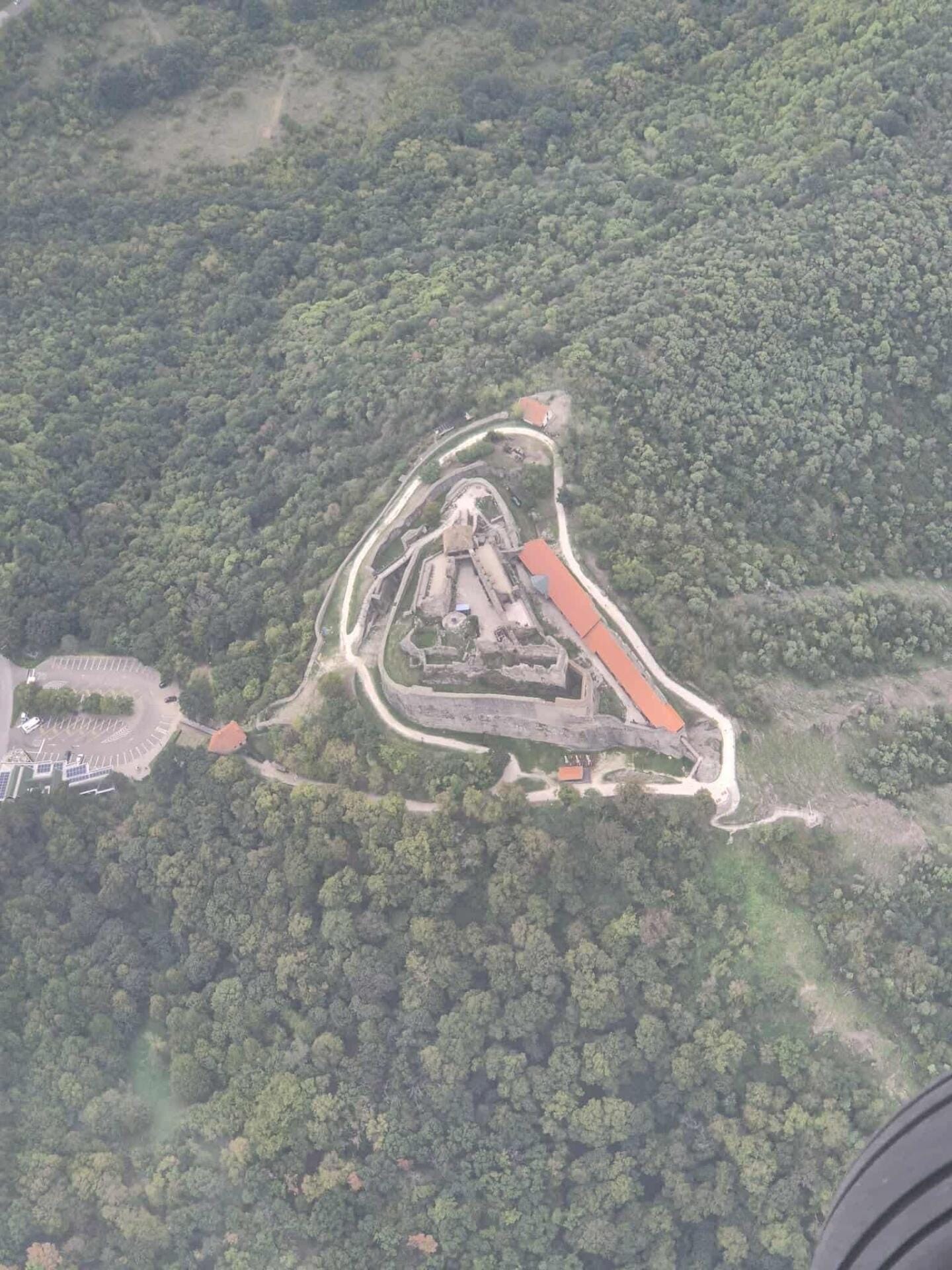 Castle of Visegrád from above