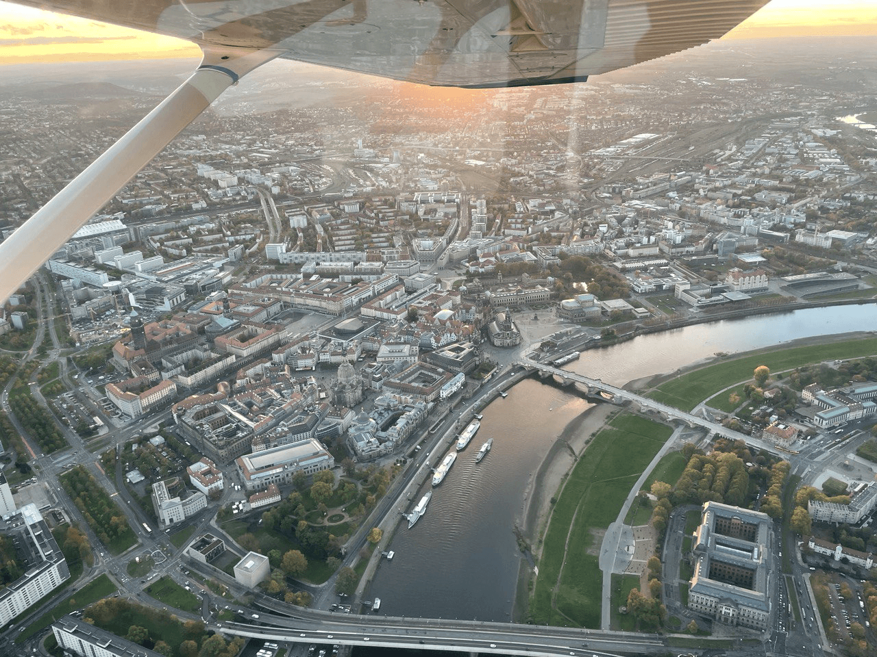Dresden Altstadt von oben