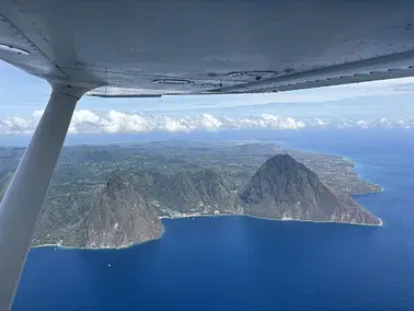 Vol à destination de St Lucie