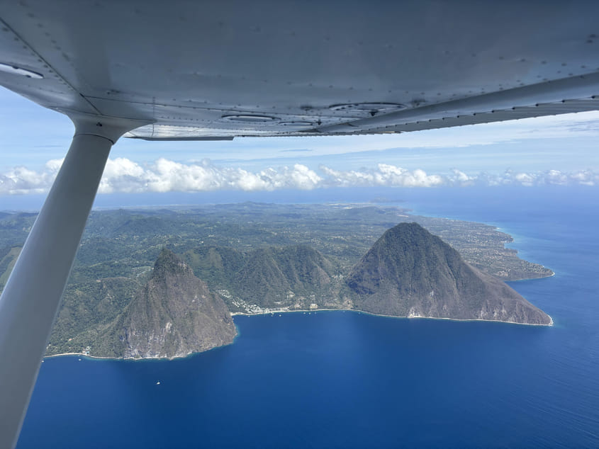 Vol à destination de St Lucie