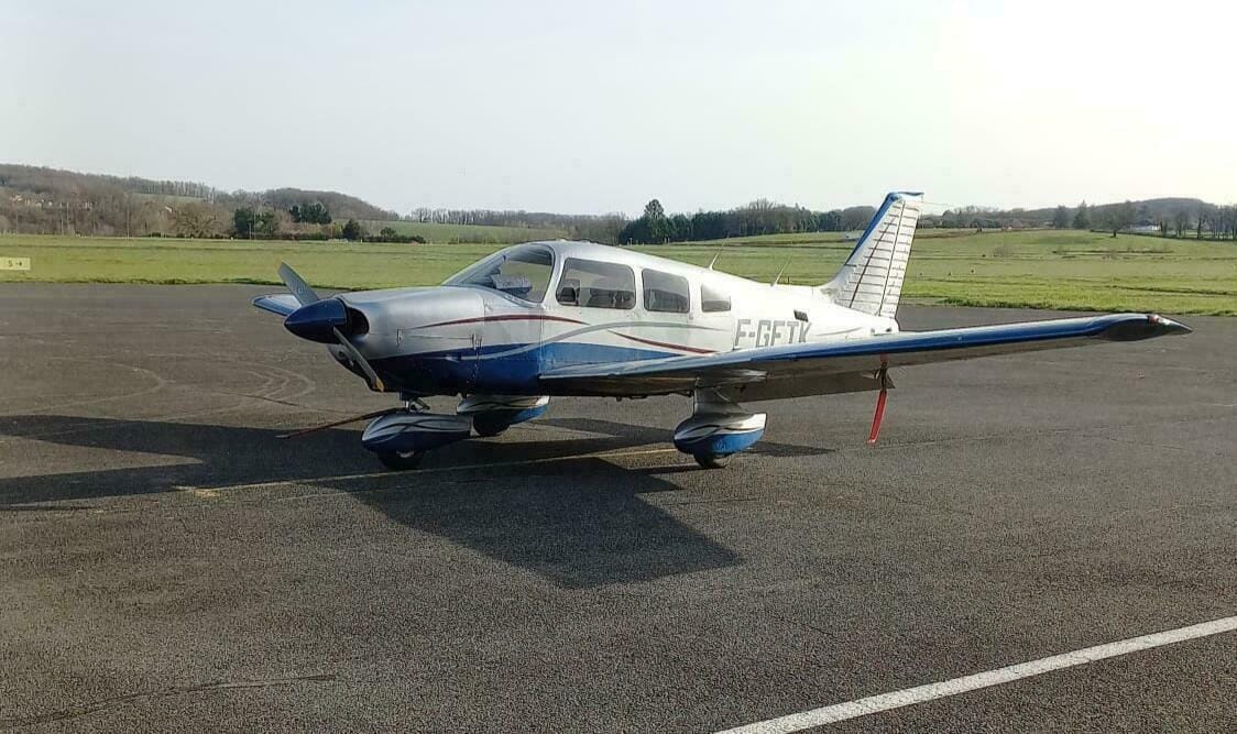 L'avion : un piper PA28