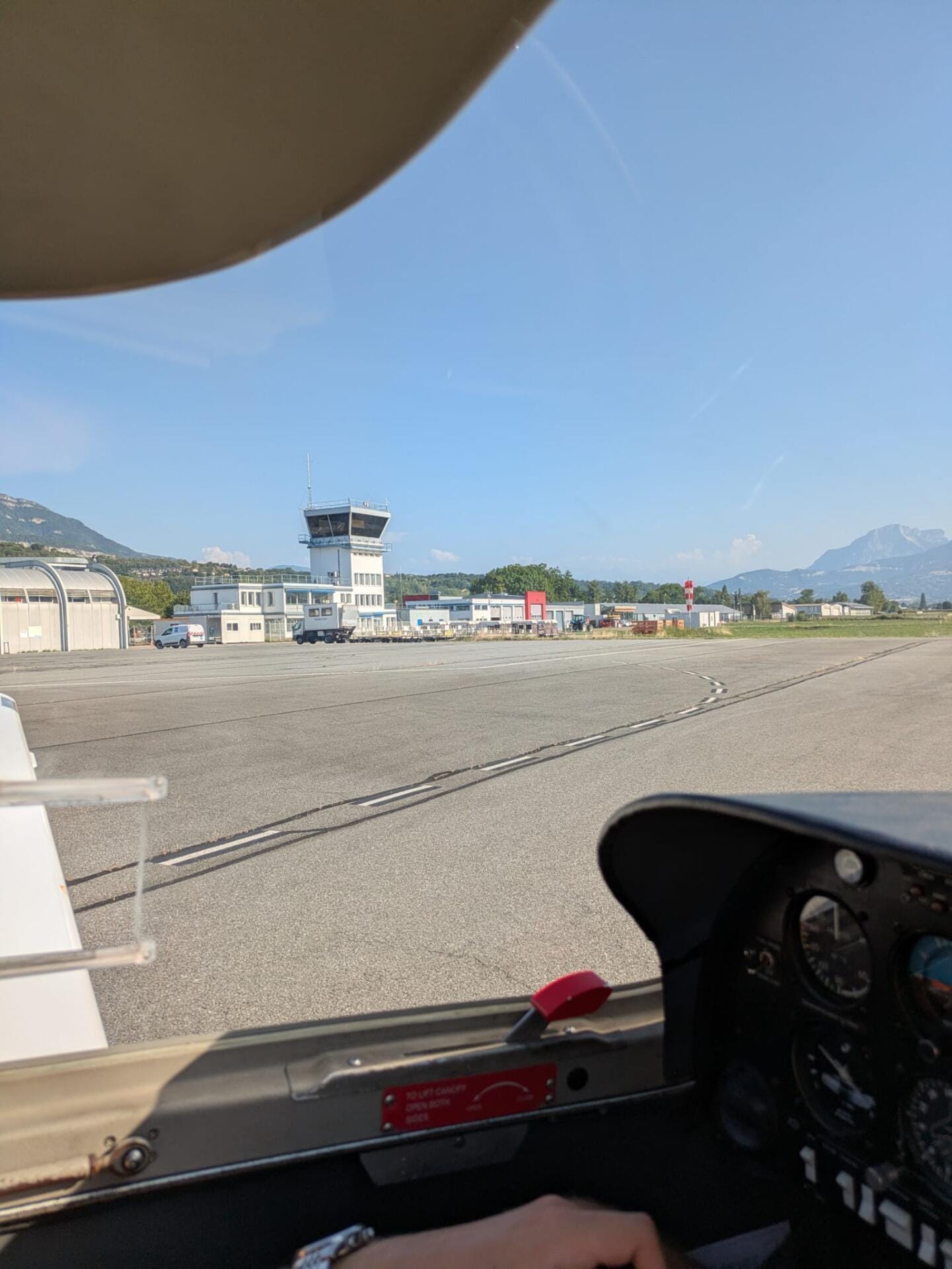 Aller-retour à Chambéry et survol du lac du Bourget
