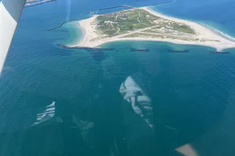Rundflug über Helgoland und Cuxhaven