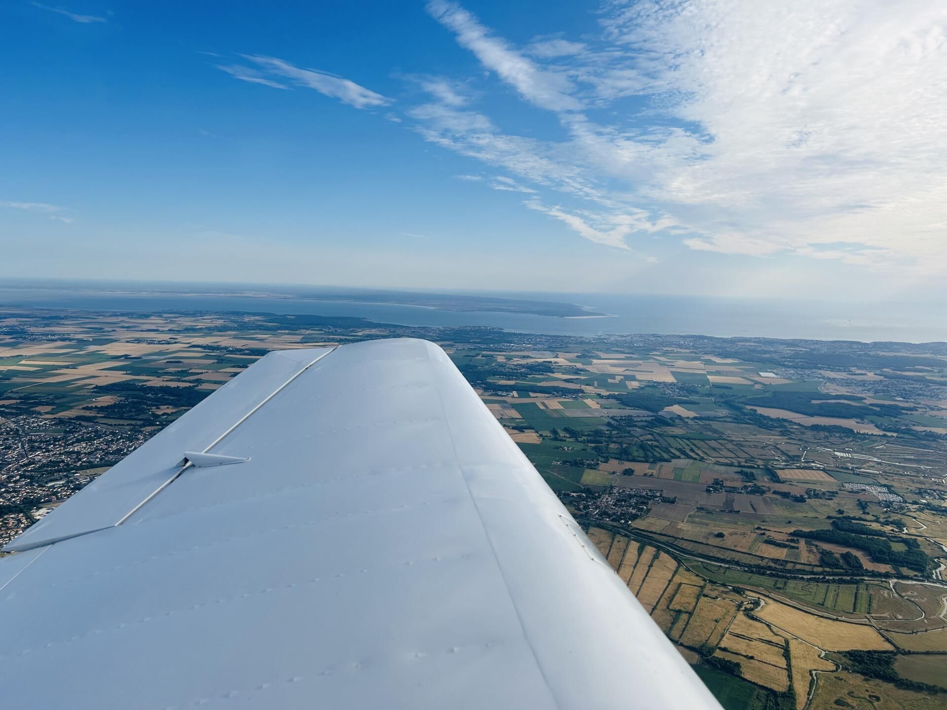 La pointe de l'estuaire vu du ciel !