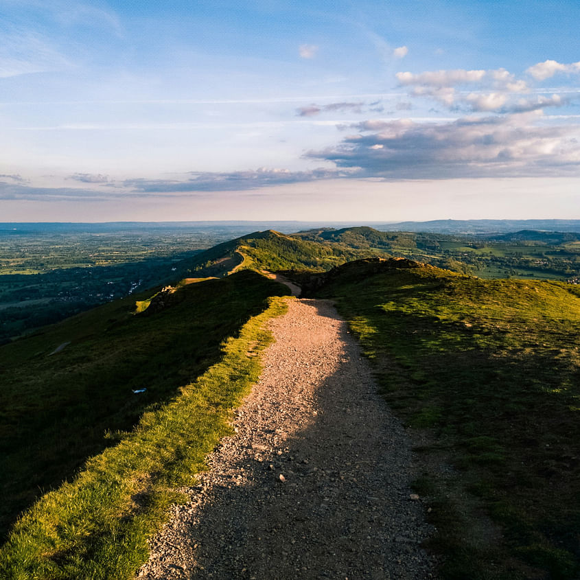 Sightseeing flight over Malvern Hills and surrounding area