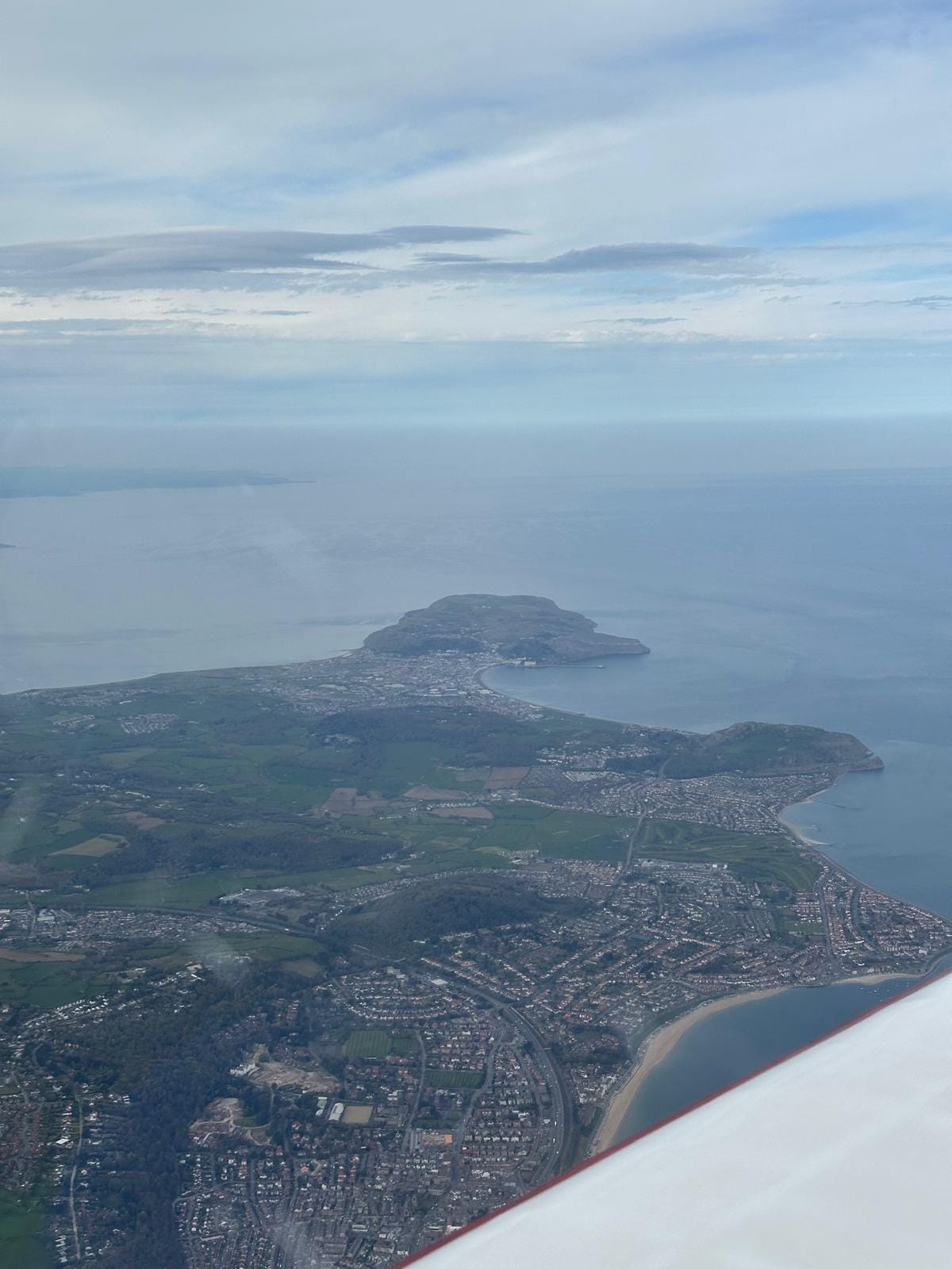 Flight to Caernarfon